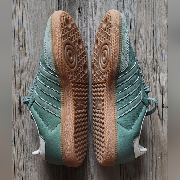 Adidas Original Samba womens silver green 7.5 - Picture 3 of 6